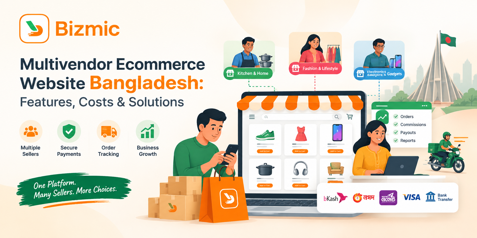 multivendor ecommerce website bangladesh